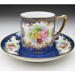ノリタケ オールドノリタケ 金盛りジュール フライングスワン コーヒー