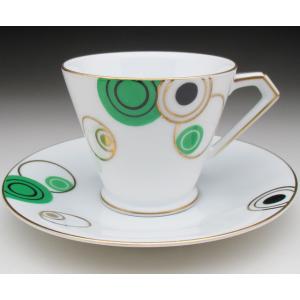 ノリタケ オールドノリタケ アールデコ グリーン地 コーヒーポット (b