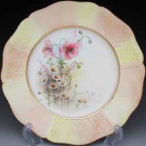 マイセン 野菜絵 プレート 25cm アンティーク 19世紀 一級品