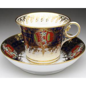 ROYAL WORCESTER ウースター 金彩東洋人物風景絵 カップ＆ソーサー