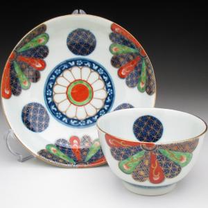 ROYAL WORCESTER ウースター 初期 Fenceパターン ティーボウル