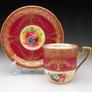 マイセン 野菜絵 プレート 25cm アンティーク 19世紀 一級品