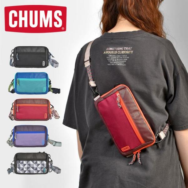 ボディバッグ CHUMS チャムス ショルダーバッグ 54266 メンズ レディース コンパクト ス...