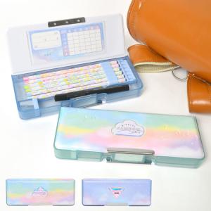 筆箱 小学生 女の子 可愛い 両面 ふでばこ 箱型 ペンケース キッズ 大容量 小学校 入学準備 文房具 人気 ファンシー レインボー 音符 星座 オーロラワッペン Crux Tis 通販 Yahoo ショッピング