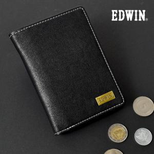 二つ折り財布 メンズ 縦型 EDWIN エドウ...の詳細画像1