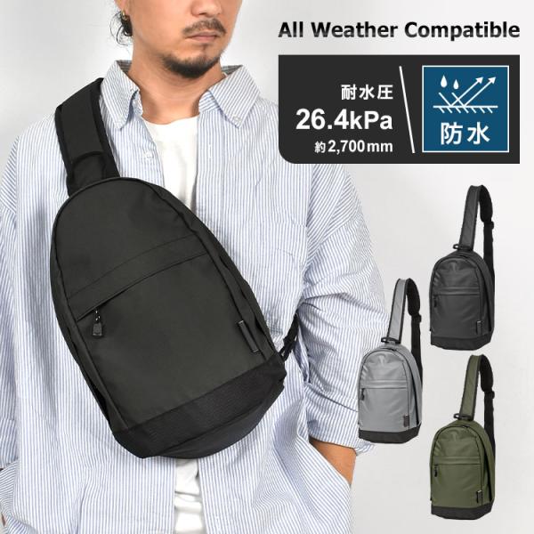 ボディバッグ メンズ 防水 9142 FORECAST カジメイク バイク ショルダーバッグ 斜めが...