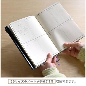 ブックカバー 手帳 ノートカバー B6 ポケッ...の詳細画像4