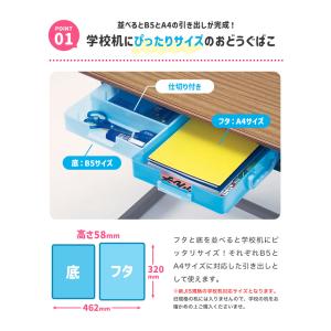 お道具箱 子供 小学生 幼稚園 かわいい A4...の詳細画像2