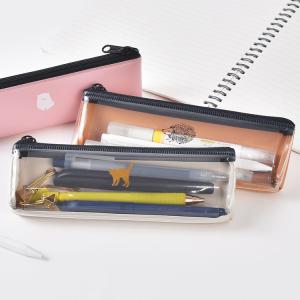 ペンケース おしゃれ 透明 合皮 COTOMO...の詳細画像1