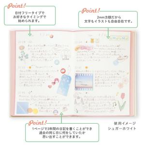 日記帳 3年日記 ダイアリー 3年 手帳 B6...の詳細画像2