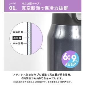水筒 直飲み 保冷 キッズ ALLGO 1リッ...の詳細画像2