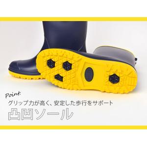レインブーツ ジュニア シンプル 女の子 男の...の詳細画像3