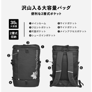 リュック メンズ レディース 大容量 LOGO...の詳細画像5