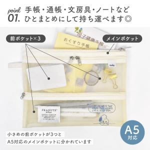フラットポーチ スヌーピー SNOOPY メッ...の詳細画像1
