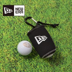 ゴルフボールケース NEWERA 2個用 ニューエラ ゴルフボール 専用ケース ポーチ ボールポーチ カラビナ フック ゴルフバッグ取り付けOK 鞄｜tis