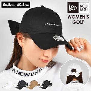 ゴルフ キャップ ニューエラ NEWERA レディース 帽子 GOLF 9THIRTY バックリボン かわいい 紫外線 UVカット おしゃれ 春 夏 吸汗速乾｜tis