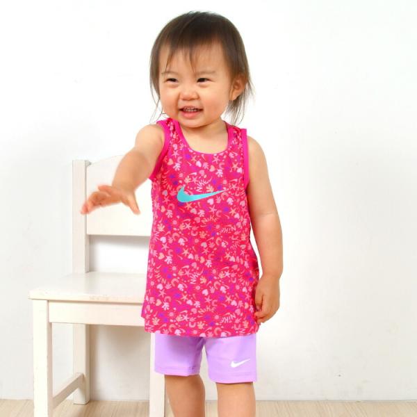 キッズ 水着 女の子 NIKE ナイキ セパレート タンキニ ベビー 80cm かわいい おしゃれ ...