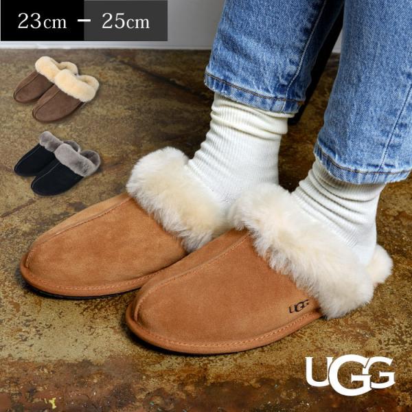 ugg ムートンスリッパ アグ スリッポン レディース 冬用 冬 ルームシューズ おしゃれ ブランド...