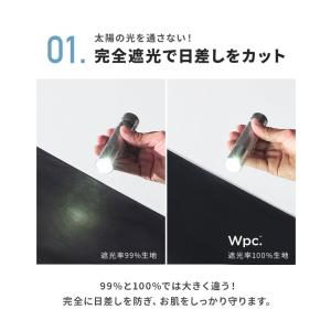 日傘 折りたたみ 完全遮光 超撥水 wpc 晴...の詳細画像4