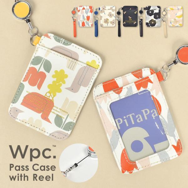 パスケース リール付き wpc レディース 定期入れ おしゃれ かわいい 大人 女性 ICカード 2...