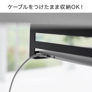 山崎実業 デスク下ノートパソコン収納ラック ス...の詳細画像2