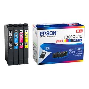 EPSON IB09CL4B インクカートリッジ 4色パック　4個セット エプソン インクカートリッジ 4色パック 大容量 IB09CL4B 1箱(4