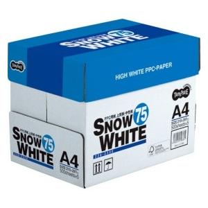 高白色  両面印刷向け  厚手のコピー用紙  ＳnowWhite７５