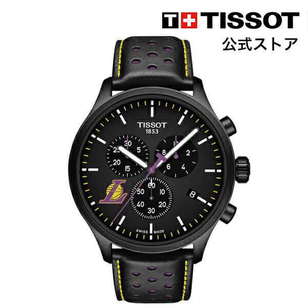 ティソ 公式 メンズ 腕時計 TISSOT クロノ XL NBA  ロサンゼルス・レイカーズ エディ...