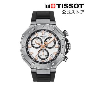 ティソ 公式 メンズ 腕時計 TISSOT T-レース クロノグラフ ホワイト文字盤 ラバーストラップ T1414171701100｜tissot