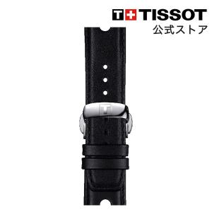 ティソ 公式 腕時計ベルト TISSOT ブラック レザーストラップ 20MM T852037163