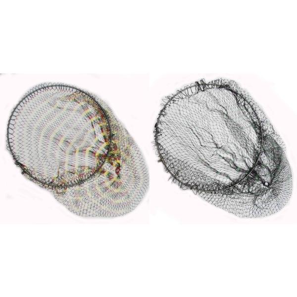 64チタン ワンピース 玉枠 直径40cm  Φ5mm＋ PE10号 手編み タモ網セット 迷彩柄 ...