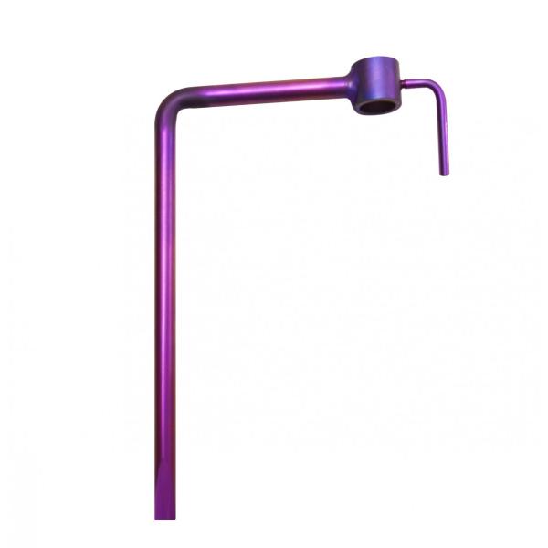 64チタン 極太アシスト ピトン 軸φ20mmピトン専用 足の長さ 25cm 紫色陽極酸化被膜 as...