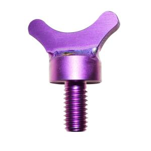 64チタン 3/8インチ螺旋 紫色陽極酸化 KOTEI-03