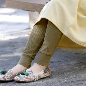レギンス レディース 秋 冬 夏 春 インナー 綿 涼しい 無地 ワッフル リブ シンプル 10分丈 オンライン限定 ワッフルレギンス 24319140231
