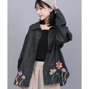 go slow caravan デニムパネル刺...の詳細画像2