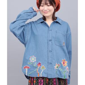 go slow caravan デニムパネル刺...の詳細画像4