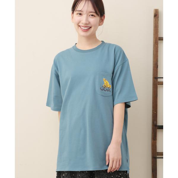 go slow caravan 色々ポケット刺繍ビッグTシャツ【WEB限定】 ／ トップス 男女兼用...