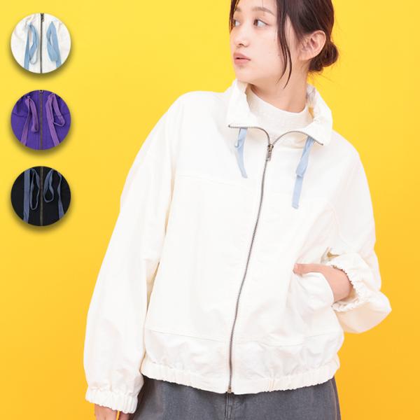 Orale! ショート丈ブルゾン ／ ジャケット アウター  スポーティー ショート丈 ジップアップ...