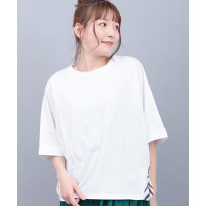 柄コンビドルマンプルオーバー / Tシャツ カ...の詳細画像2