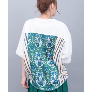 柄コンビドルマンプルオーバー / Tシャツ カ...の詳細画像3