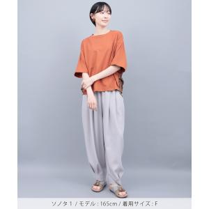 柄コンビドルマンプルオーバー / Tシャツ カ...の詳細画像4