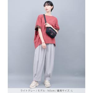 エッグタックパンツ / バルーンパンツ テーパ...の詳細画像1