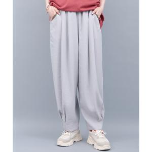 エッグタックパンツ / バルーンパンツ テーパ...の詳細画像2