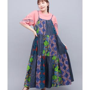 アフリカンパッチキャミソールワンピース / ワ...の詳細画像4