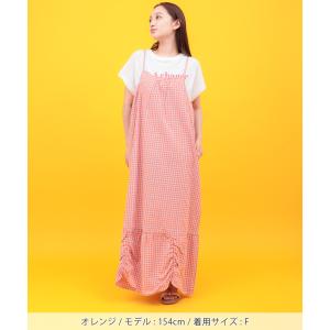 Orale! バブルヘムチェックキャミソールワ...の詳細画像1