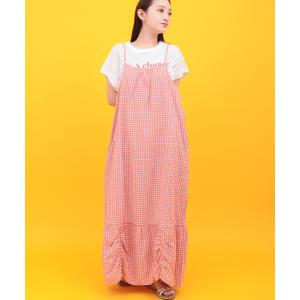 Orale! バブルヘムチェックキャミソールワ...の詳細画像2