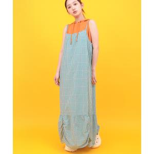 Orale! バブルヘムチェックキャミソールワ...の詳細画像4
