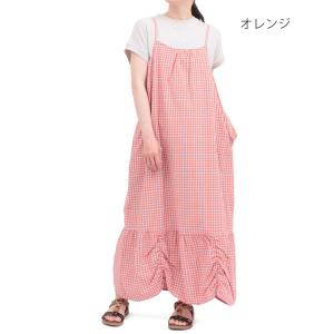 Orale! バブルヘムチェックキャミソールワ...の詳細画像5
