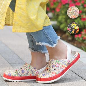 クロッグサンダル プリントサンダル シューズ 靴