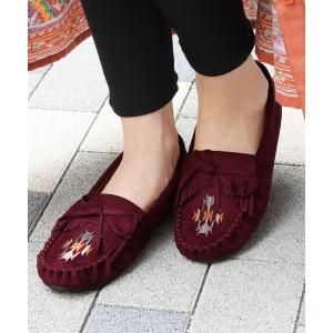 ネイティブ刺繍モカシンシューズ / モカシン ...の詳細画像5